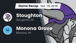 Recap: Stoughton  vs. Monona Grove  2018
