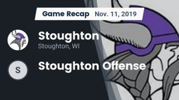 Recap: Stoughton  vs. Stoughton Offense 2019