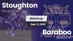 Matchup: Stoughton High vs. Baraboo  2020