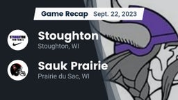 Recap: Stoughton  vs. Sauk Prairie  2023