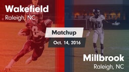 Matchup: Wakefield High vs. Millbrook  2016