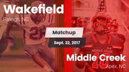 Matchup: Wakefield High vs. Middle Creek  2017