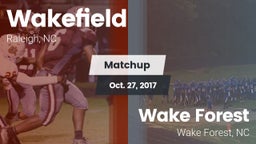 Matchup: Wakefield High vs. Wake Forest 2017