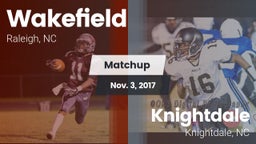 Matchup: Wakefield High vs. Knightdale  2017