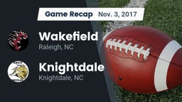 Recap: Wakefield  vs. Knightdale  2017