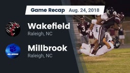 Recap: Wakefield  vs. Millbrook  2018
