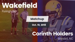 Matchup: Wakefield High vs. Corinth Holders  2018