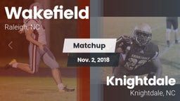 Matchup: Wakefield High vs. Knightdale  2018