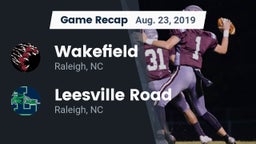 Recap: Wakefield  vs. Leesville Road  2019