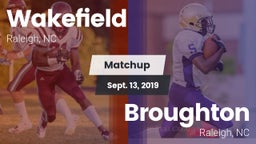Matchup: Wakefield High vs. Broughton  2019