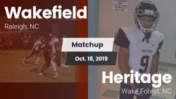 Matchup: Wakefield High vs. Heritage  2019