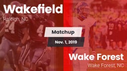 Matchup: Wakefield High vs. Wake Forest  2019
