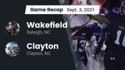 Recap: Wakefield  vs. Clayton  2021