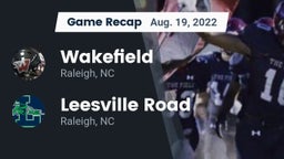 Recap: Wakefield  vs. Leesville Road  2022