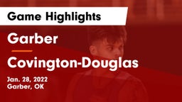 Garber  vs Covington-Douglas  Game Highlights - Jan. 28, 2022