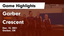 Garber  vs Crescent  Game Highlights - Dec. 13, 2021