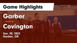 Garber  vs Covington  Game Highlights - Jan. 28, 2022