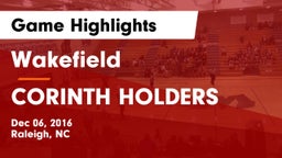 Wakefield  vs CORINTH HOLDERS Game Highlights - Dec 06, 2016