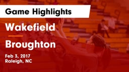 Wakefield  vs Broughton  Game Highlights - Feb 3, 2017