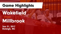 Wakefield  vs Millbrook  Game Highlights - Jan 31, 2017