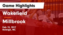 Wakefield  vs Millbrook  Game Highlights - Feb 15, 2017