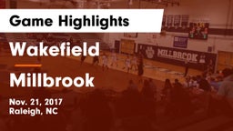 Wakefield  vs Millbrook  Game Highlights - Nov. 21, 2017