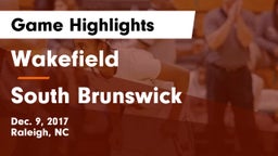 Wakefield  vs South Brunswick Game Highlights - Dec. 9, 2017