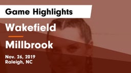 Wakefield  vs Millbrook  Game Highlights - Nov. 26, 2019