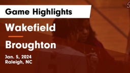 Wakefield  vs Broughton  Game Highlights - Jan. 5, 2024