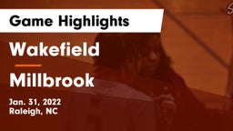 Wakefield  vs Millbrook  Game Highlights - Jan. 31, 2022