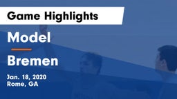 Model  vs Bremen  Game Highlights - Jan. 18, 2020