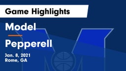 Model  vs Pepperell  Game Highlights - Jan. 8, 2021