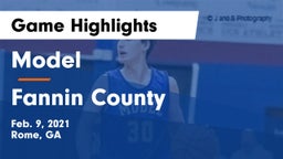 Model  vs Fannin County  Game Highlights - Feb. 9, 2021