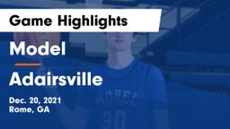 Model  vs Adairsville  Game Highlights - Dec. 20, 2021