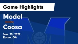 Model  vs Coosa  Game Highlights - Jan. 25, 2022