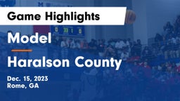 Model  vs Haralson County  Game Highlights - Dec. 15, 2023