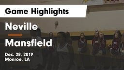 Neville  vs Mansfield  Game Highlights - Dec. 28, 2019