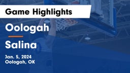 Oologah  vs Salina  Game Highlights - Jan. 5, 2024