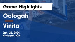Oologah  vs Vinita  Game Highlights - Jan. 26, 2024
