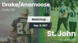 Matchup: Drake/Anamoose High vs. St. John  2017