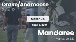 Matchup: Drake/Anamoose High vs. Mandaree  2019