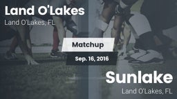 Matchup: Land O'Lakes High vs. Sunlake  2016