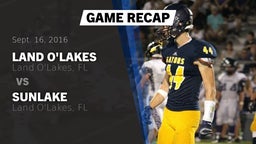Recap: Land O'Lakes  vs. Sunlake  2016