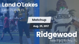 Matchup: Land O'Lakes High vs. Ridgewood  2017