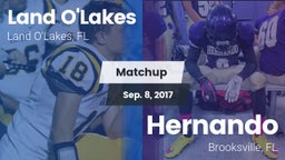 Matchup: Land O'Lakes High vs. Hernando  2017