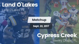 Matchup: Land O'Lakes High vs. Cypress Creek  2017