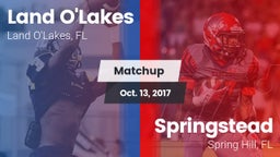 Matchup: Land O'Lakes High vs. Springstead  2017
