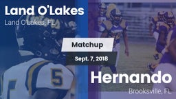 Matchup: Land O'Lakes High vs. Hernando  2018