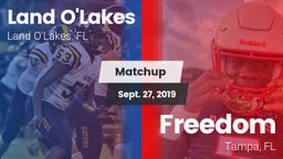 Matchup: Land O'Lakes High vs. Freedom  2019