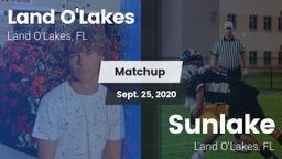 Matchup: Land O'Lakes High vs. Sunlake  2020